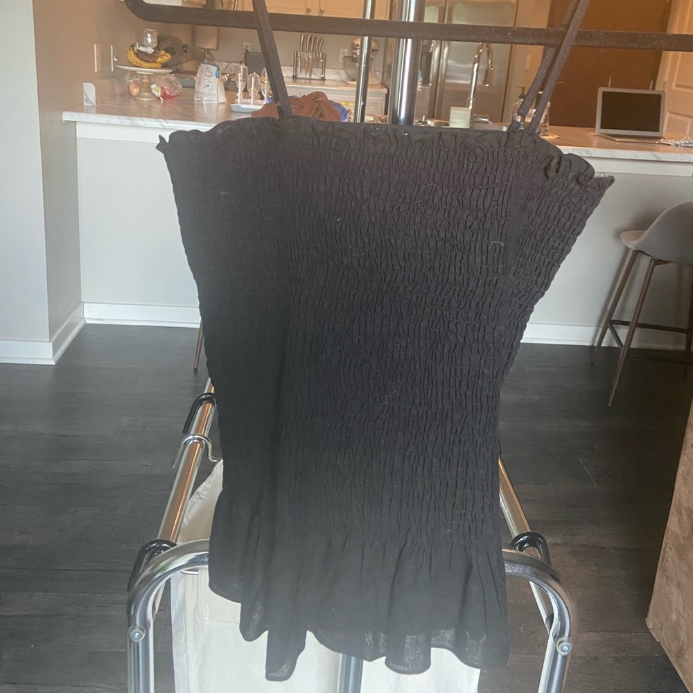 NWOT smocked tank